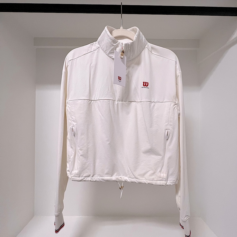White Wilson Sport Athletic Zip-Up - BRAND NEW!